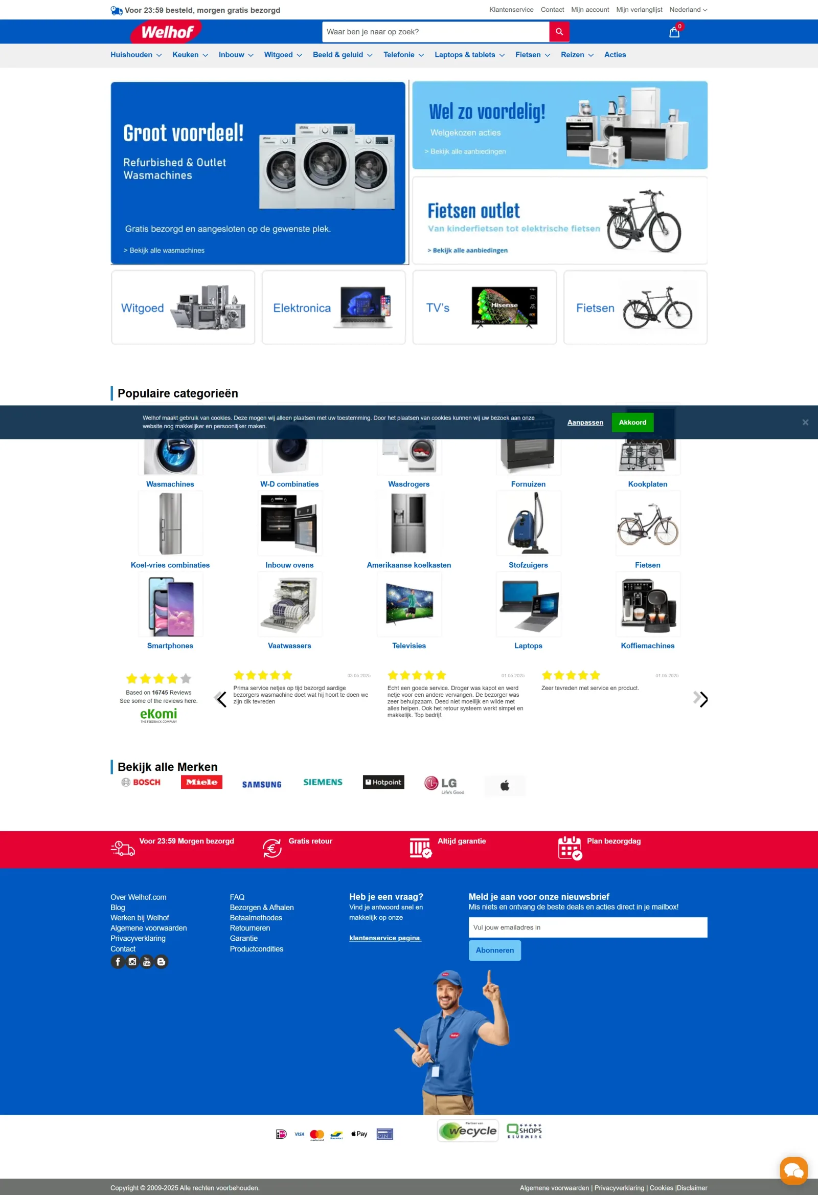 Welhof — Refurbished appliance e-commerce